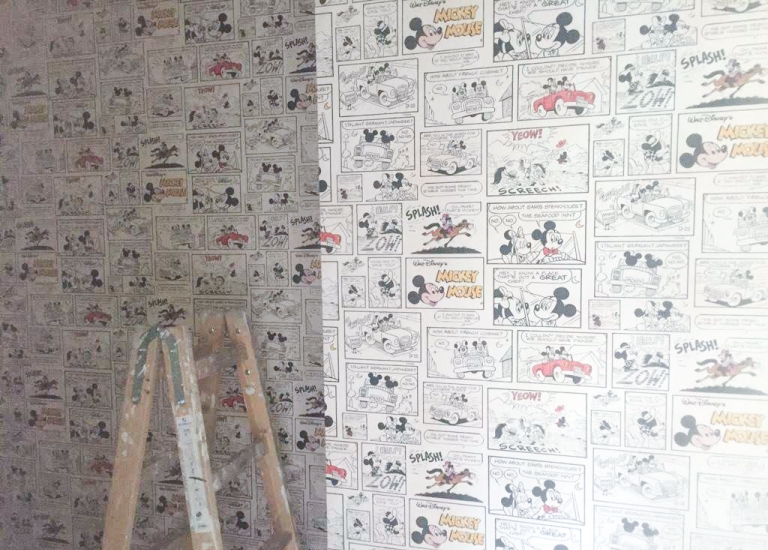 kinderkamer behangen